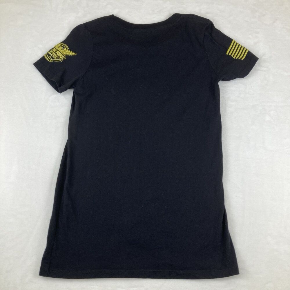 We The People Holsters T Shirt Women’s Size Medium Black Yellow Made In USA - Picture 6 of 8